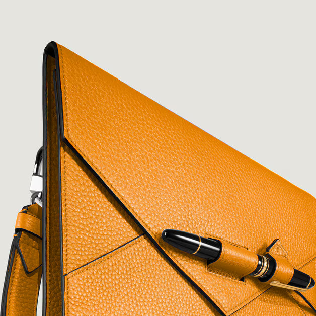 Sac pochette Moyen Format Montblanc Envelope Saffron