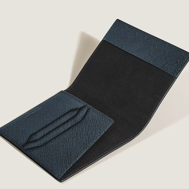 Porte-Passeport en Cuir Sartorial