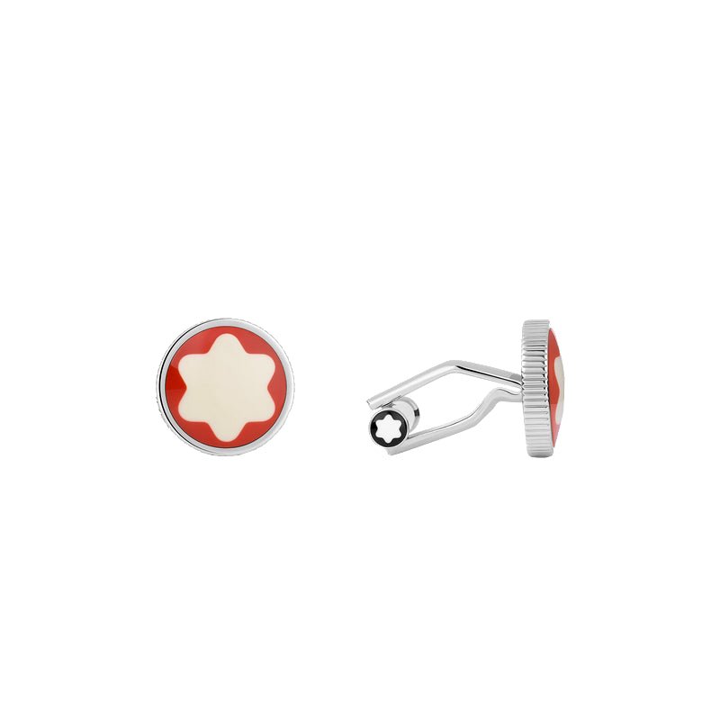 Boutons de manchetteMontblancBoutons de manchette Montblanc Heritage Rouge et Noir