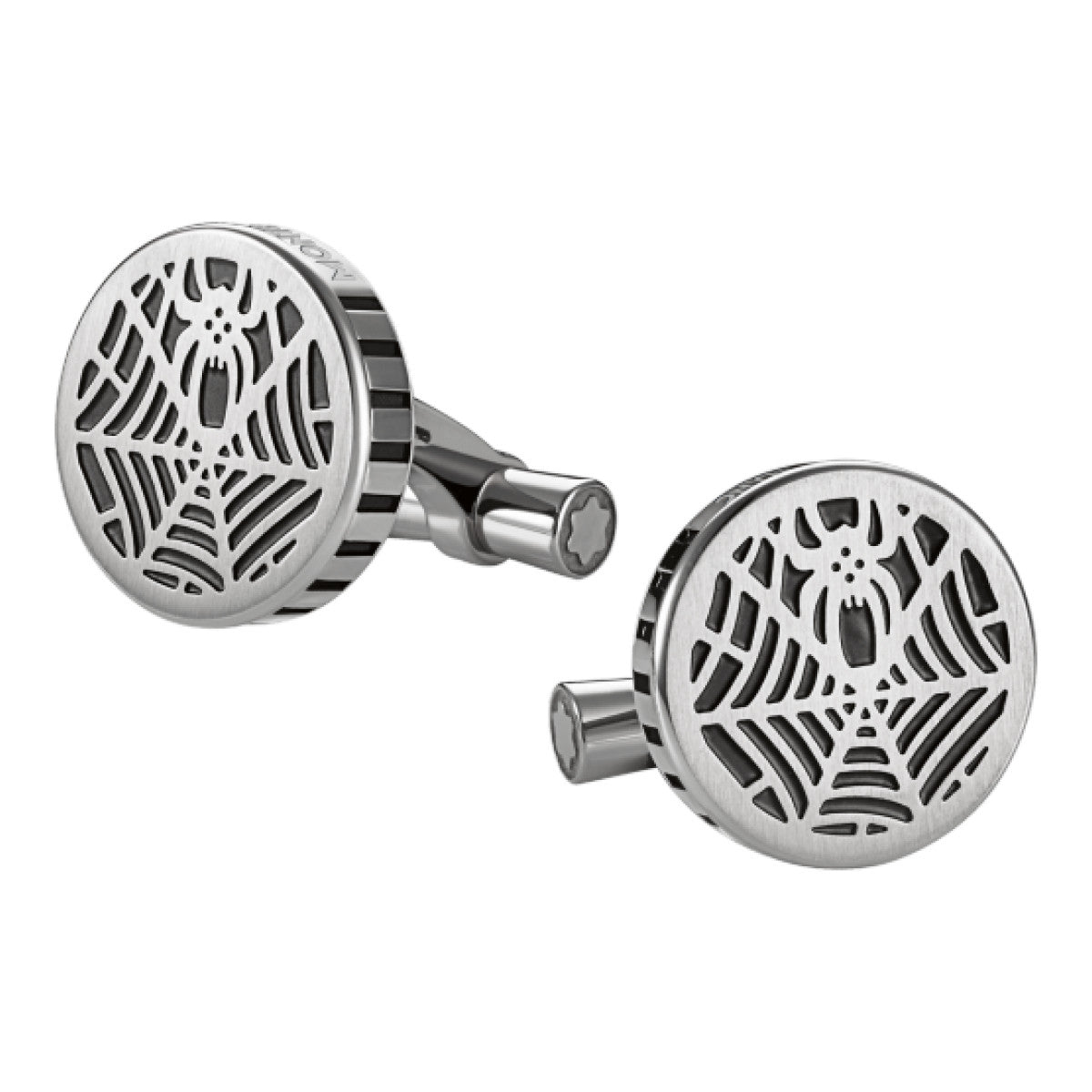 Boutons de manchetteMontblancBoutons de manchette Montblanc Motif Toile D'araignée