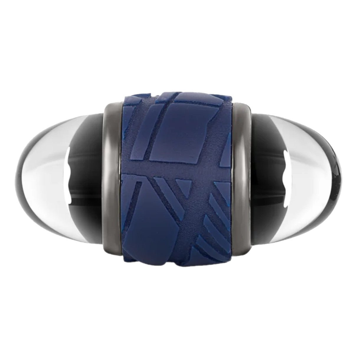 Boutons de manchetteMontblancBoutons de manchette Montblanc StarWalker en acier et laque