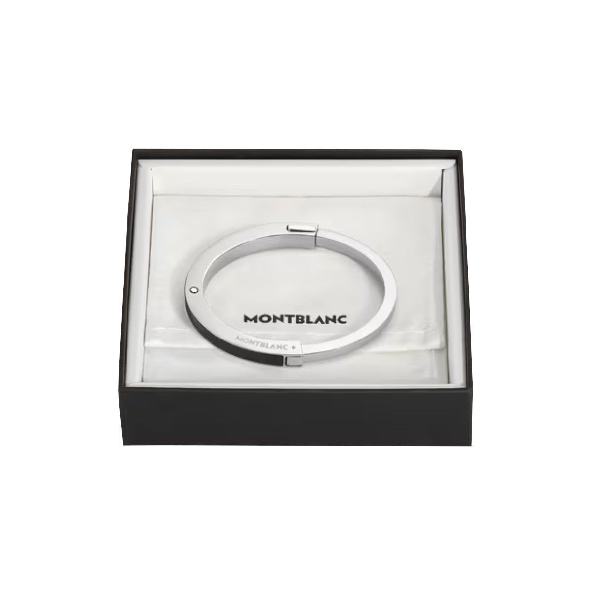 Bracelet hommeMontblancBracelet Jonc Montblanc en acier avec motif Extreme Noir