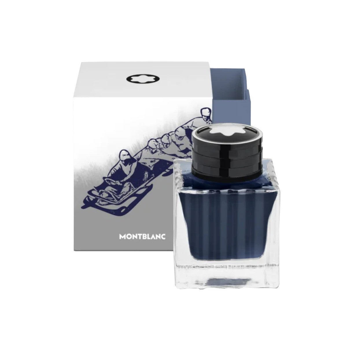 Flacon d'encreMontblancFlacon d’encre, Montblanc Meisterstück x Olympic Heritage Chamonix 1924, Bleu - 50 ml