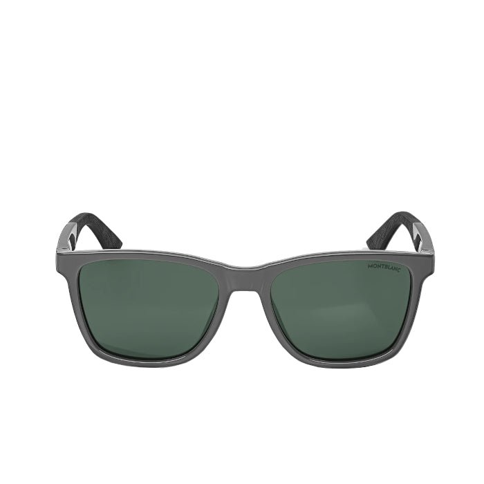 Lunettes de soleilMontblancLunettes de soleil carrées à monture injectée grise