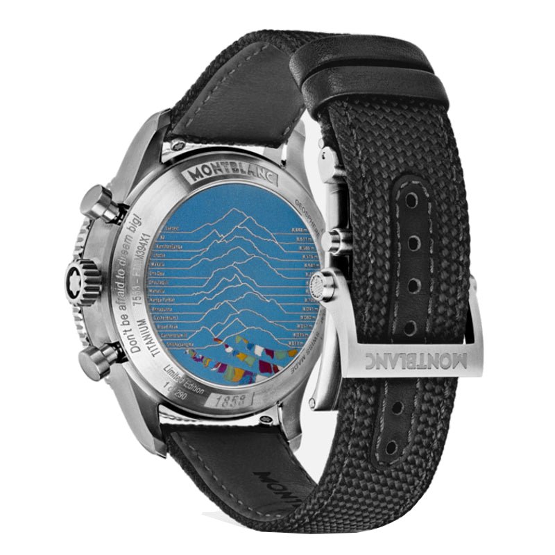 MontreMontblancMontblanc 1858 Geosphere Chronograph 0 Oxygen The 8000 Limited Edition - 290 pièces