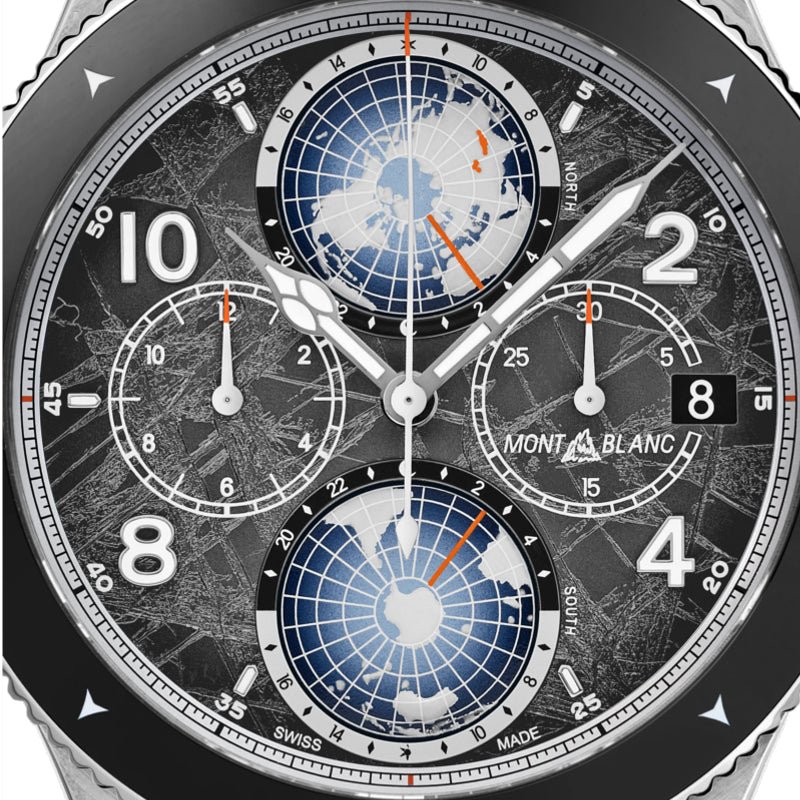 MontreMontblancMontblanc 1858 Geosphere Chronograph 0 Oxygen The 8000 Limited Edition - 290 pièces
