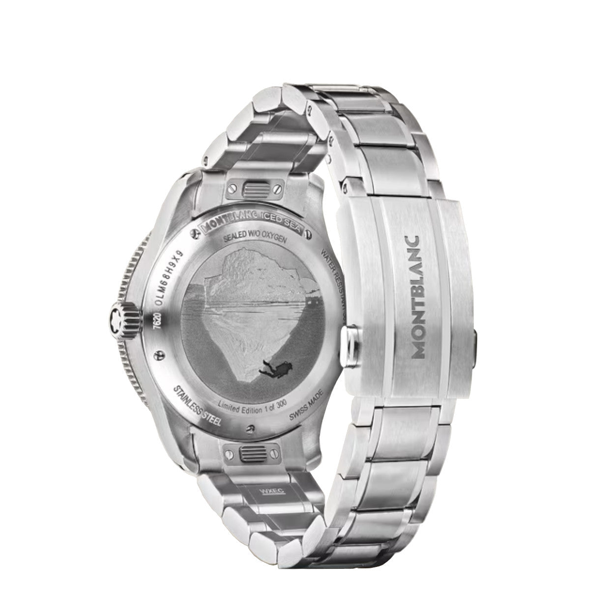 MontreMontblancMontblanc Iced Sea Automatic Date 0 Oxygen Édition limitée 300