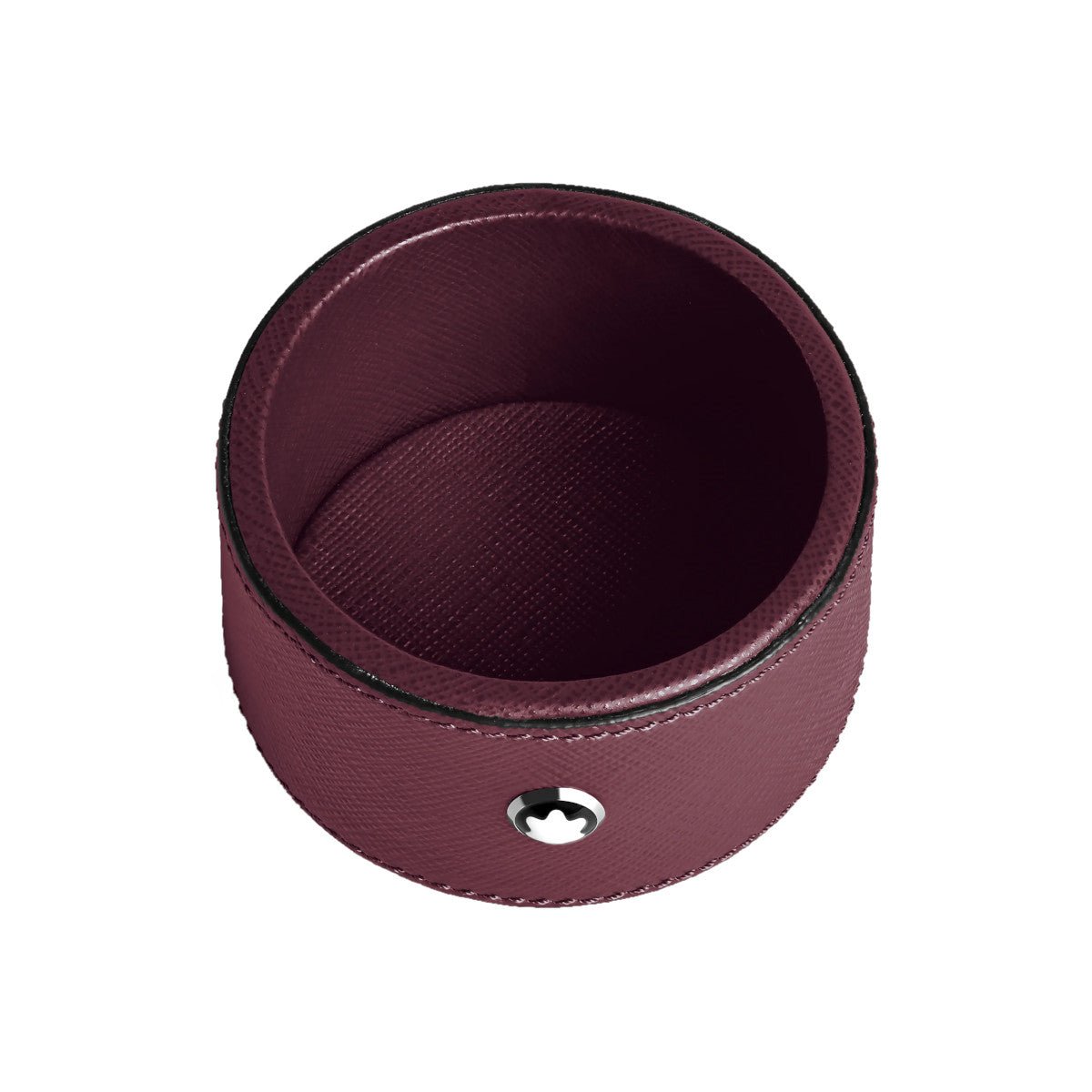 Plateau de bureauMontblancPlateau de bureau rond en cuir cassis (petit)