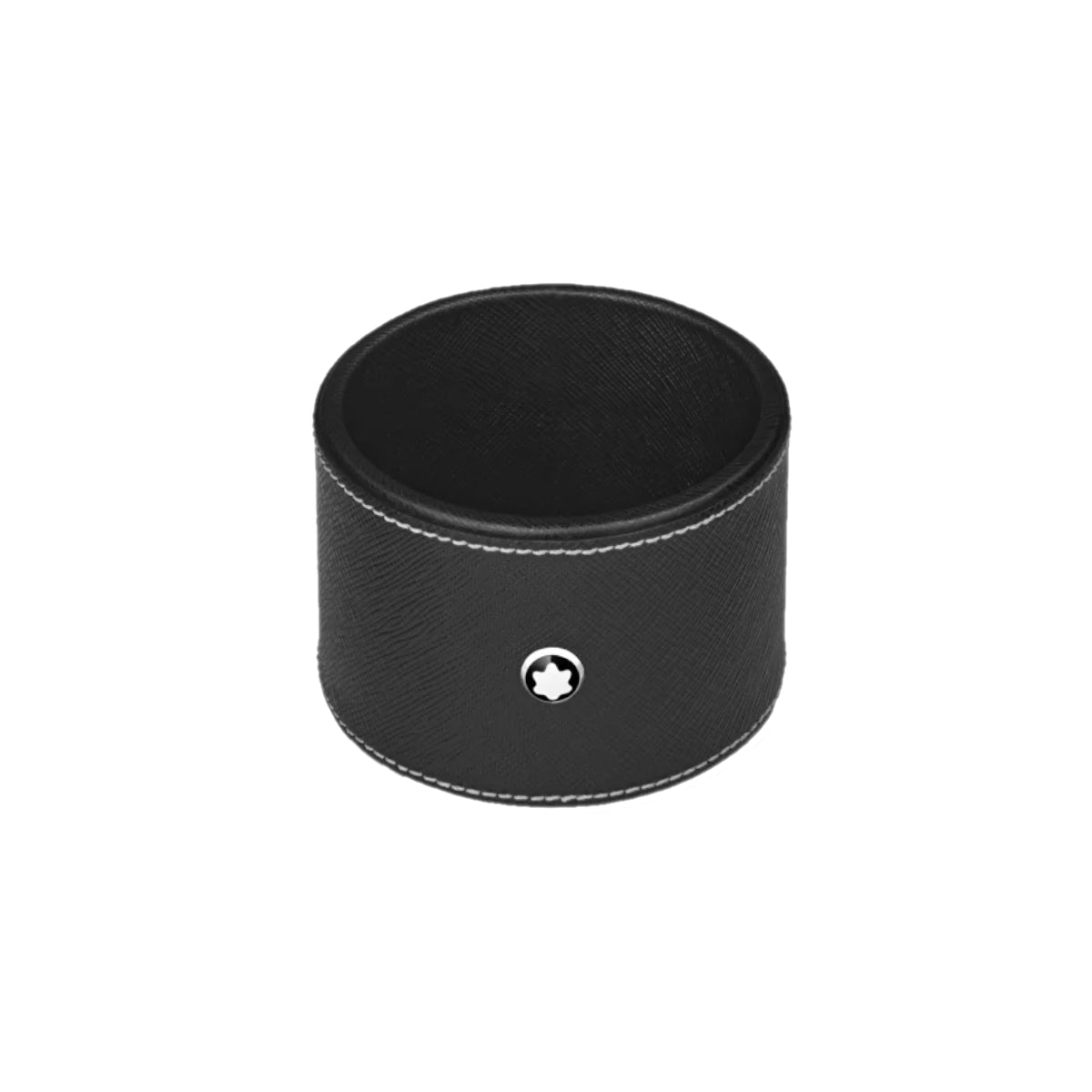 Plateau de bureauMontblancPlateau de bureau rond en cuir noir Montblanc (moyen)
