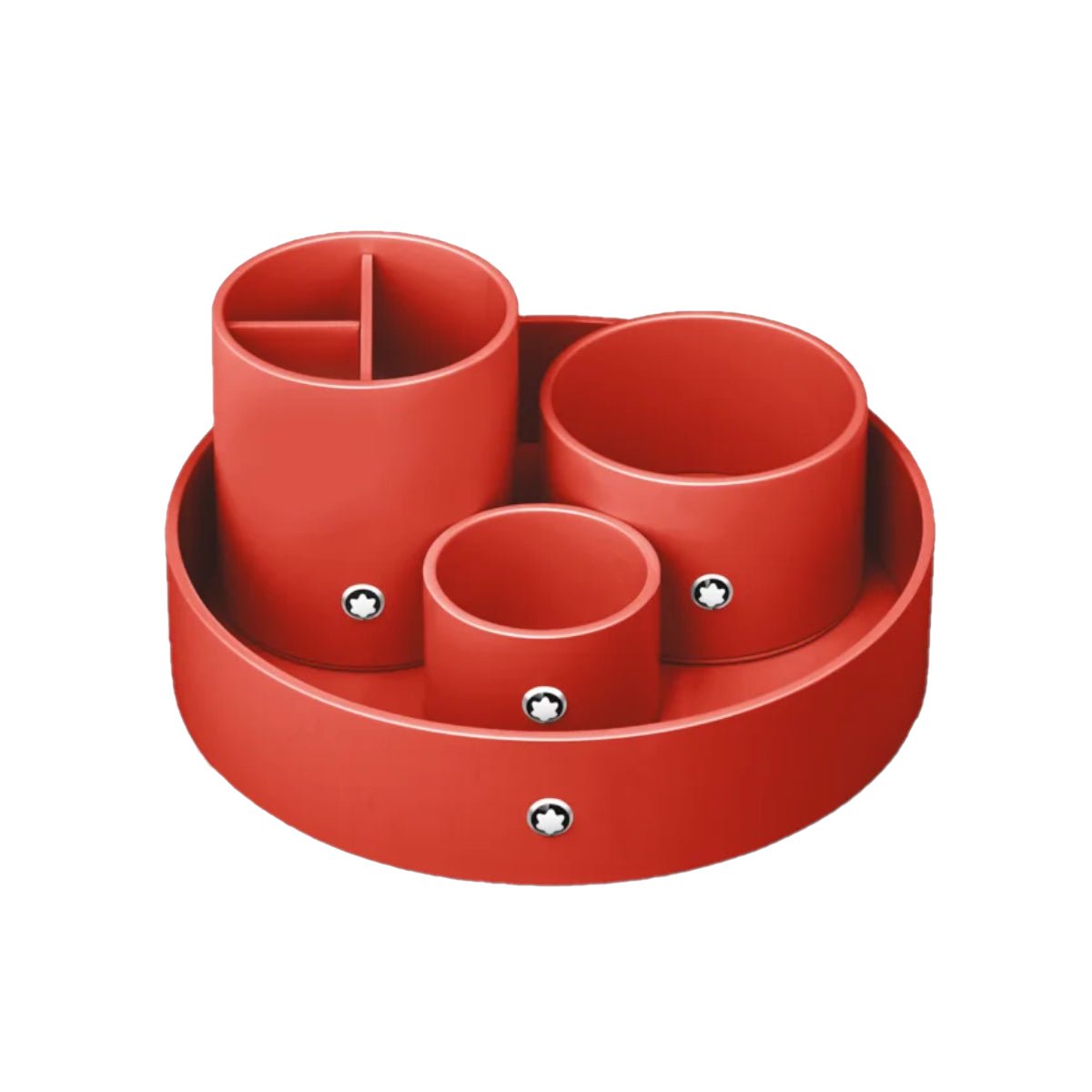 Plateau de bureauMontblancPlateau de bureau rond laqué en teinte corail Montblanc (petit)