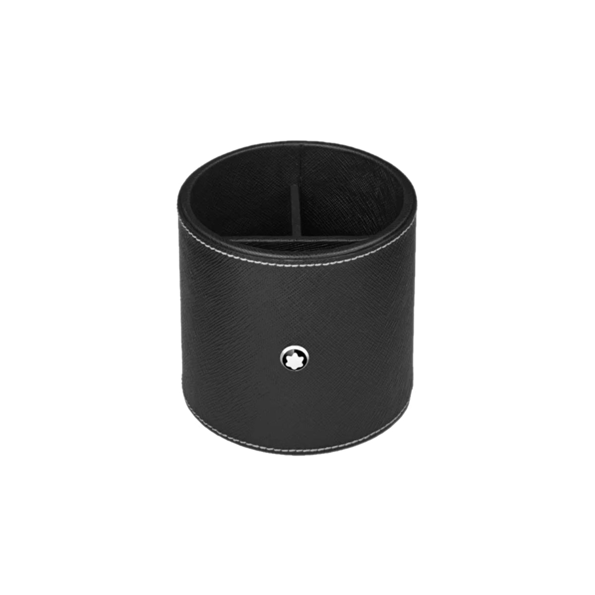 Porte - styloMontblancPorte - stylo rond en cuir noir Montblanc