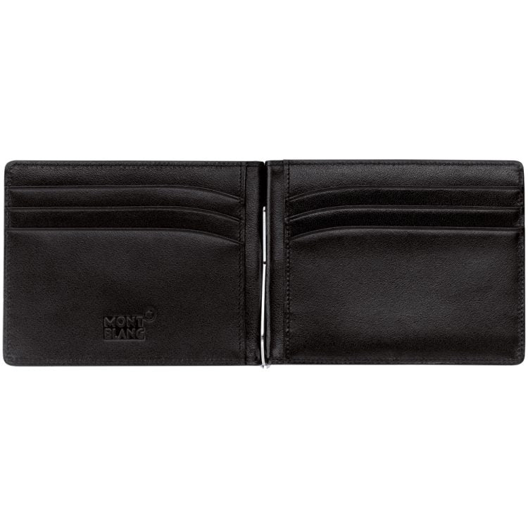 PortefeuilleMontblancPortefeuille 6 cartes avec pince à billets Montblanc Meisterstück