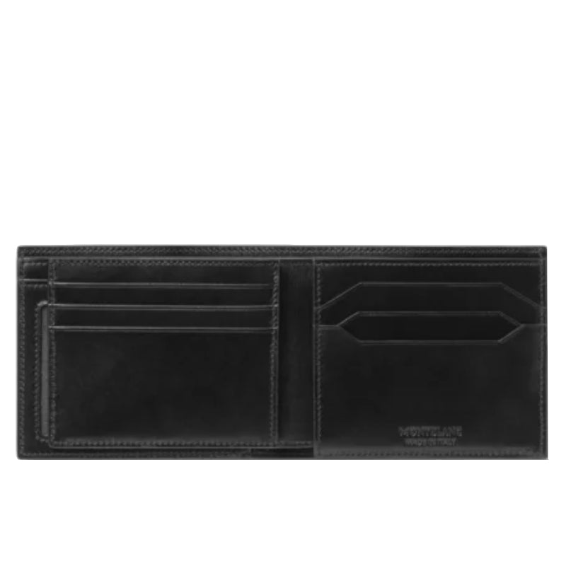 PortefeuilleMontblancPortefeuille 6cc avec 2 poches ajourées Montblanc Meisterstück