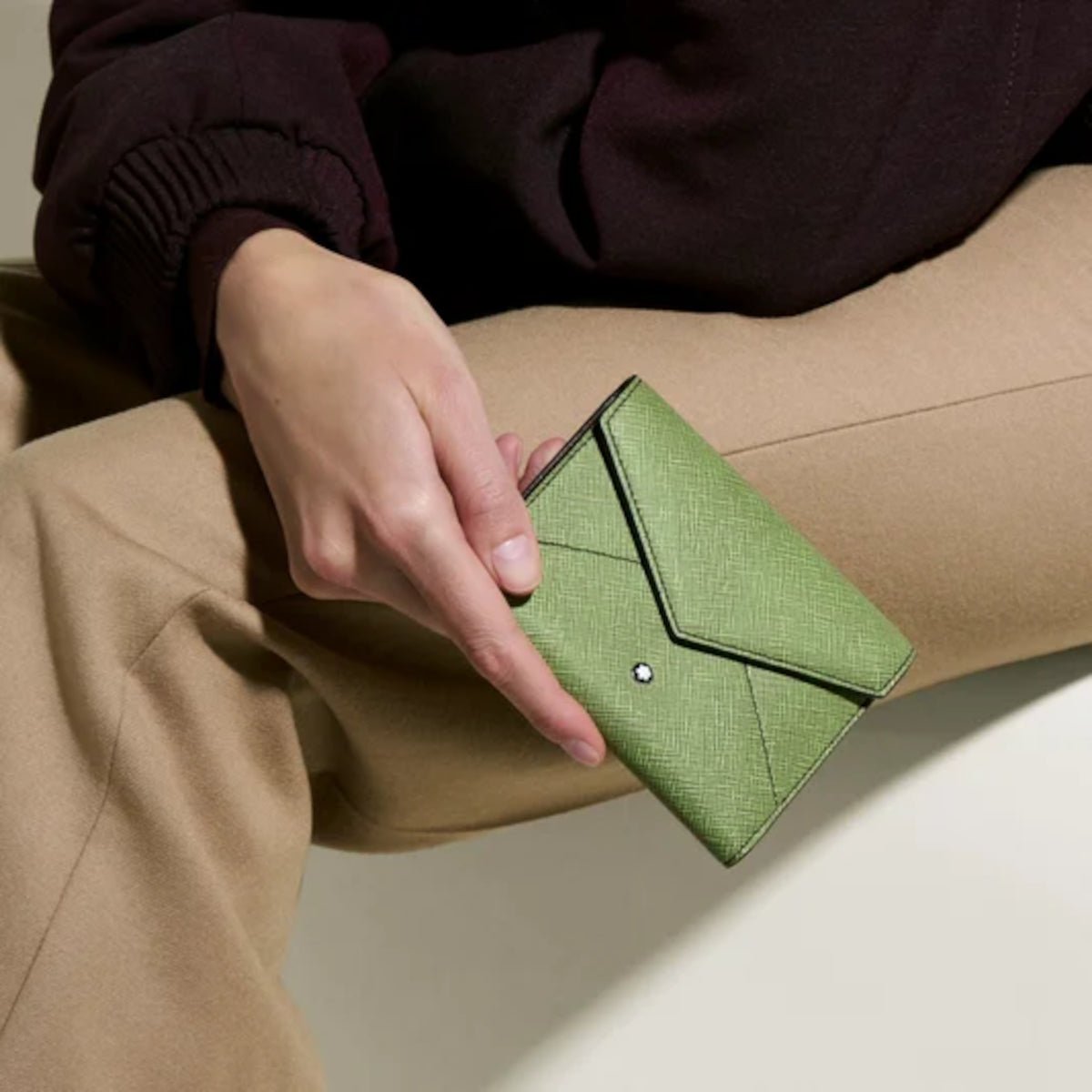 PortefeuilleMontblancTrio de portefeuilles 6cc Montblanc Sartorial