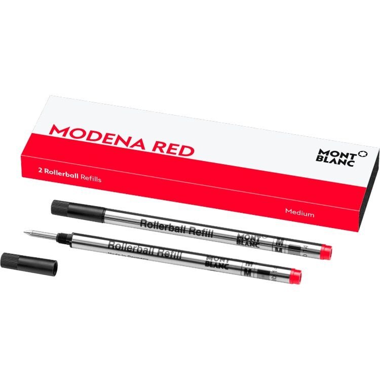 Recharge rollerballMontblanc2 recharges pour rollerball Montblanc (M), Modena Red