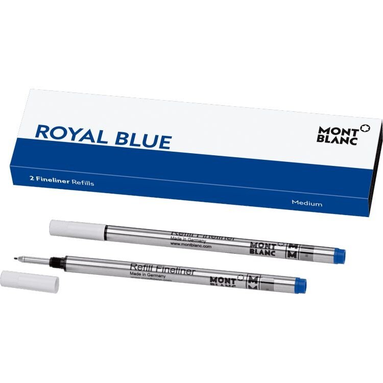 Recharges pour feutre finMontblanc2 recharges Montblanc pour feutre fin (B), Royal Blue