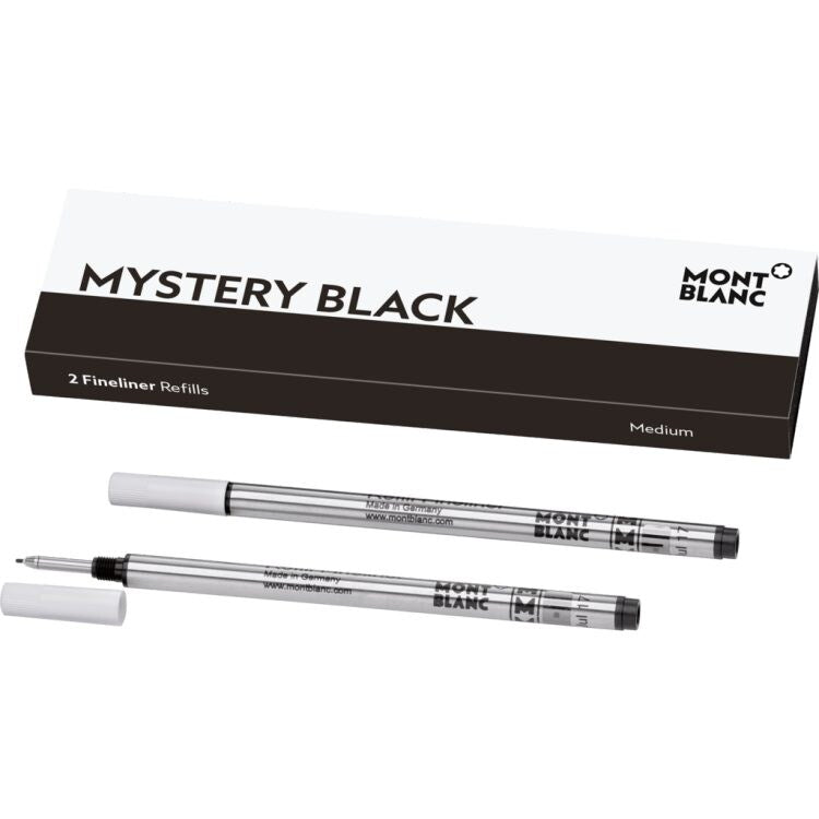 Recharges pour feutre finMontblanc2 recharges pour feutre fin Montblanc (M) Mystery Black