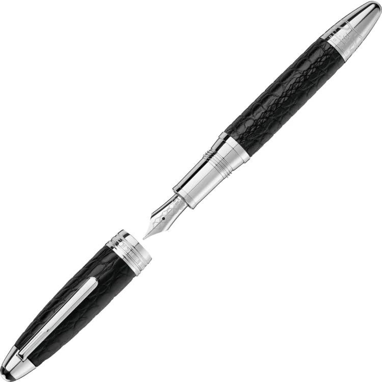 Stylo plumeMontblancStylo plume Montblanc Great Masters Exotic Leather en cuir d'alligator noir