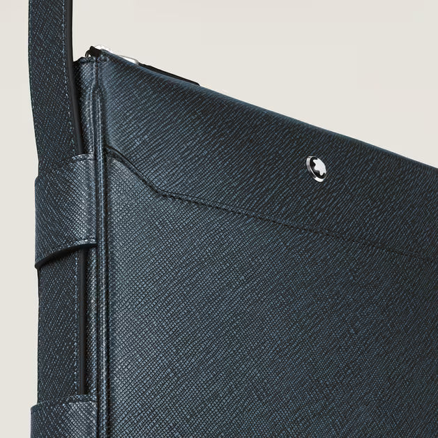 Sac Messenger Vertical en Cuir Sartorial