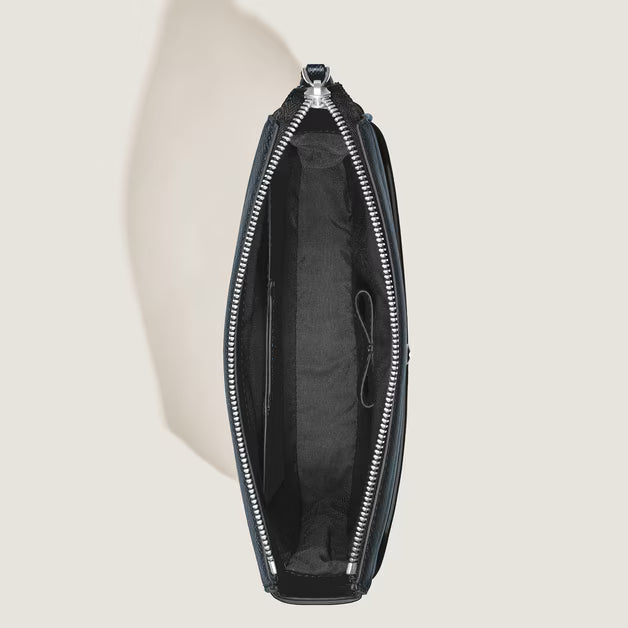 Sac Messenger Vertical en Cuir Sartorial