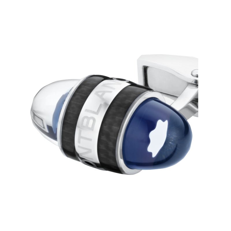 Boutons de manchetteMontblancBoutons de manchette Montblanc StarWalker en acier et laque
