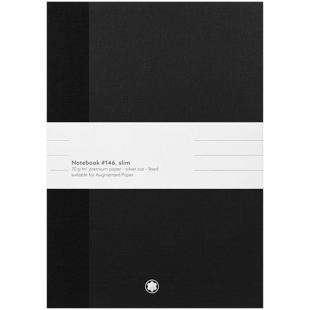 Carnet de noteMontblanc2 Carnets #146 Montblanc Fine Stationery Slim, avec Pages Blanches