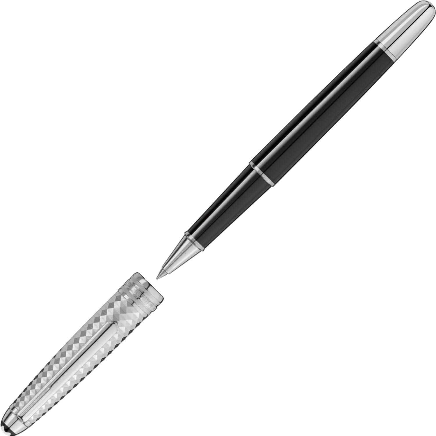 RollerballMontblancRollerball Montblanc Meisterstück Solitaire Doué Geometric Dimension Platinum Classique