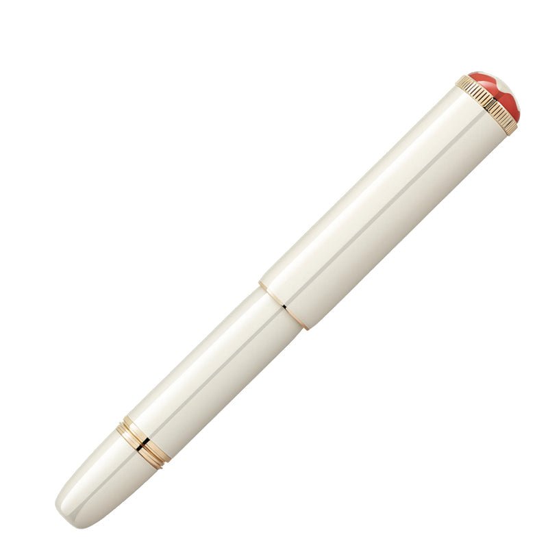 Stylo plumeMontblancStylo plume (F) couleur ivoire Montblanc Heritage Rouge et Noir « Baby » Édition Spéciale