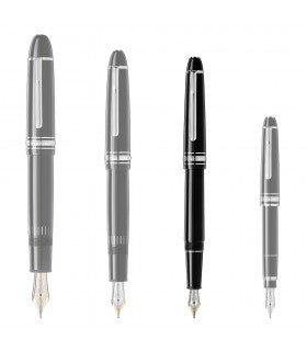 Stylo plumeMontblancStylo plume Montblanc Meisterstück Classique Platiné Noir