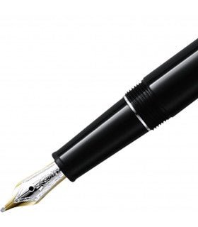 Stylo plumeMontblancStylo plume Montblanc Meisterstück Classique Platiné Noir