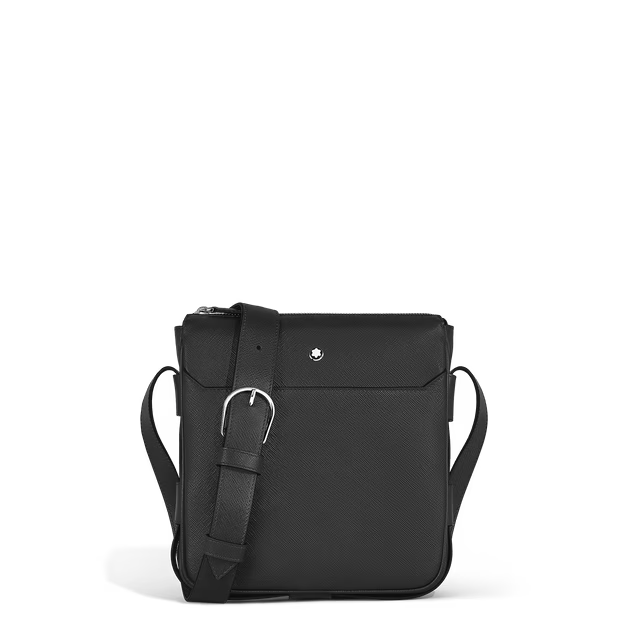 Sac Messenger Vertical en Cuir Sartorial