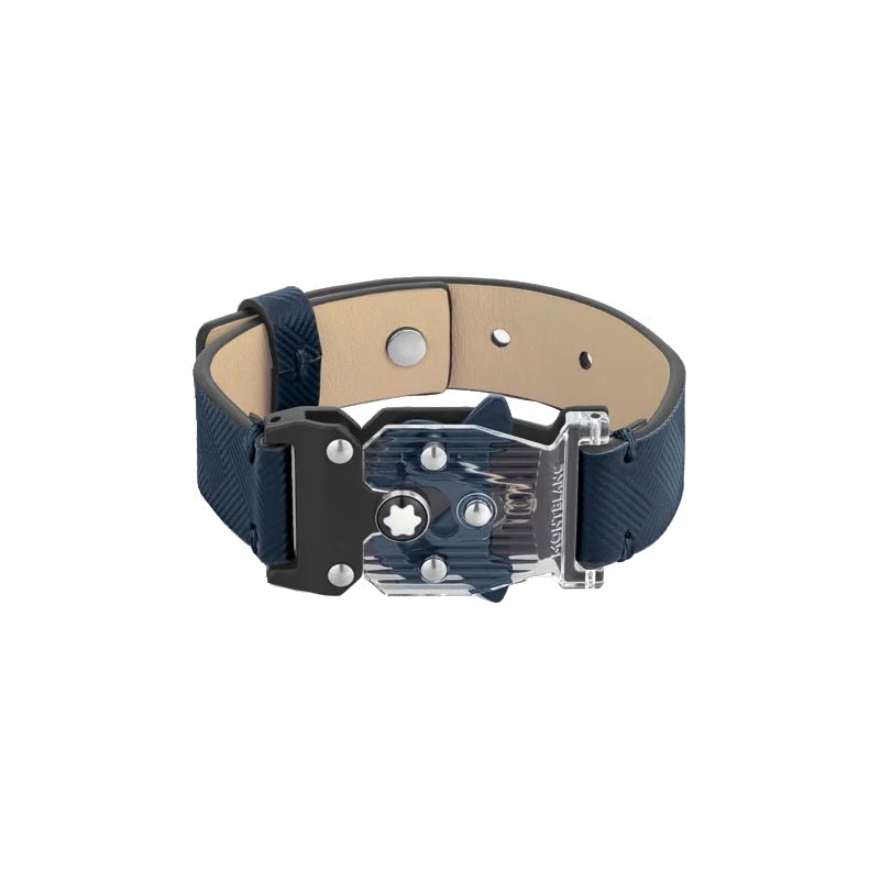 Bracelet hommeMontblancBracelet bleu avec fermoir M lock collection Montblanc Extreme 3.0