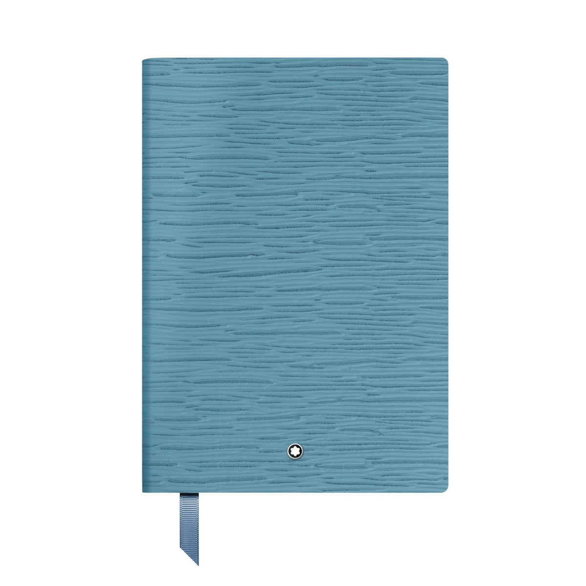 Carnet de noteMontblancCarnet petit format, Montblanc 4810 cuir bleu cendré, bleu, pages lignées