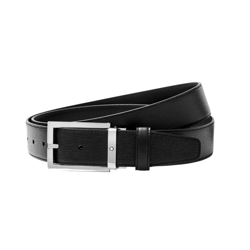 Ceinture hommeMontblancCeinture affaires Montblanc noire à couper selon la taille