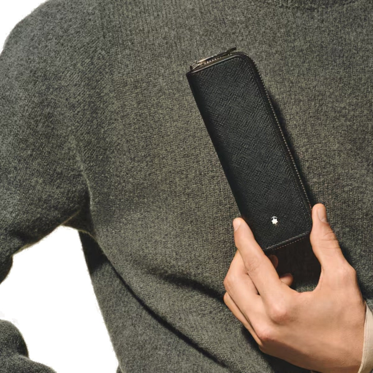 Étui pour styloMontblancÉtui zippé pour 1 instrument d'écriture Montblanc Sartorial