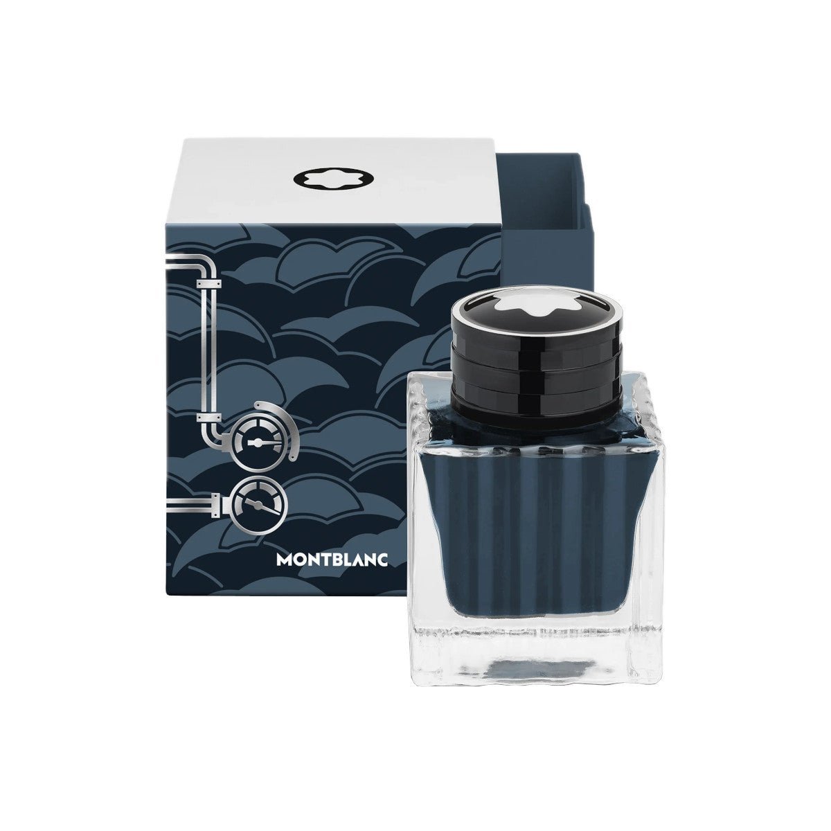 Flacon d'encreMontblancFlacon d’encre, Montblanc Meisterstück Around the World in 80 Days, Bleu charbon - 50 ml
