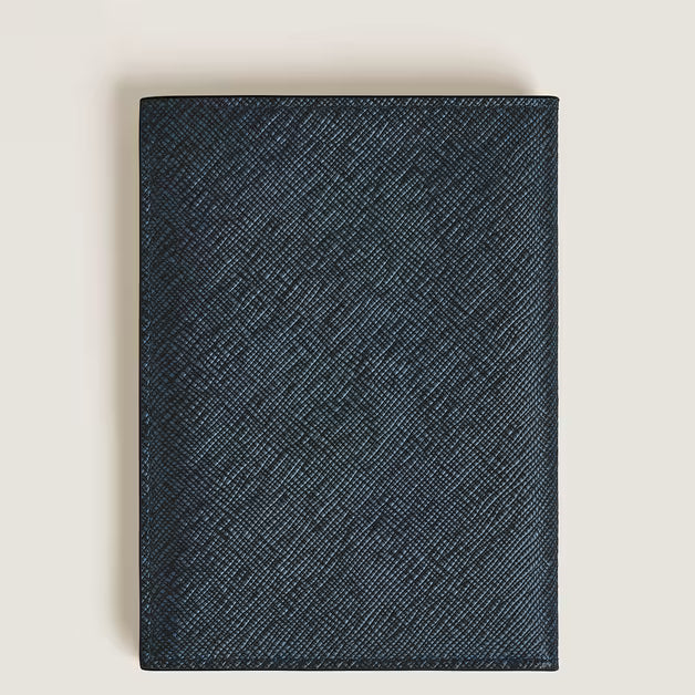 Porte-Passeport en Cuir Sartorial