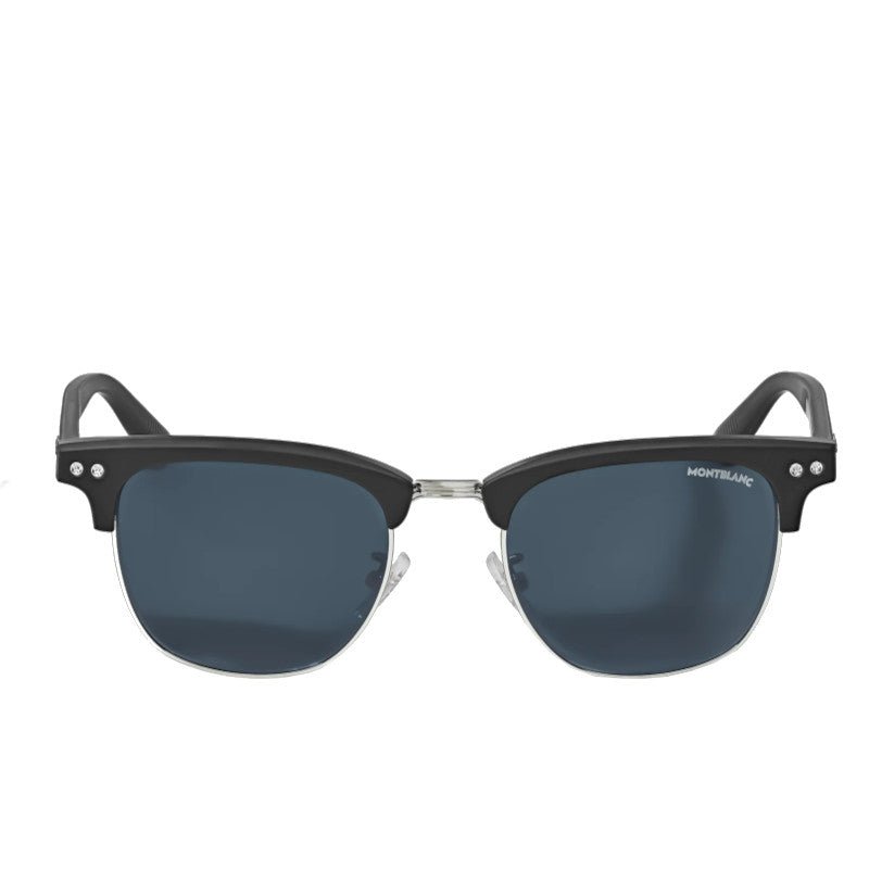 Lunettes de soleilMontblancLunettes de soleil carrées à monture en acétate noire