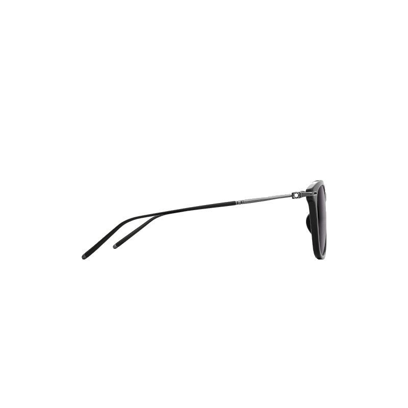 Lunettes de soleilMontblancLunettes de soleil rectangulaires à monture en acétate noir