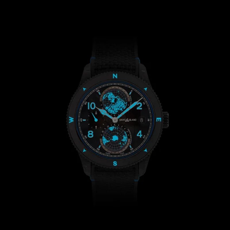 MontreMontblancMontre Montblanc 1858 Geosphere Carbo₂ 0 Oxygen Limited Edition - 1969 pièces