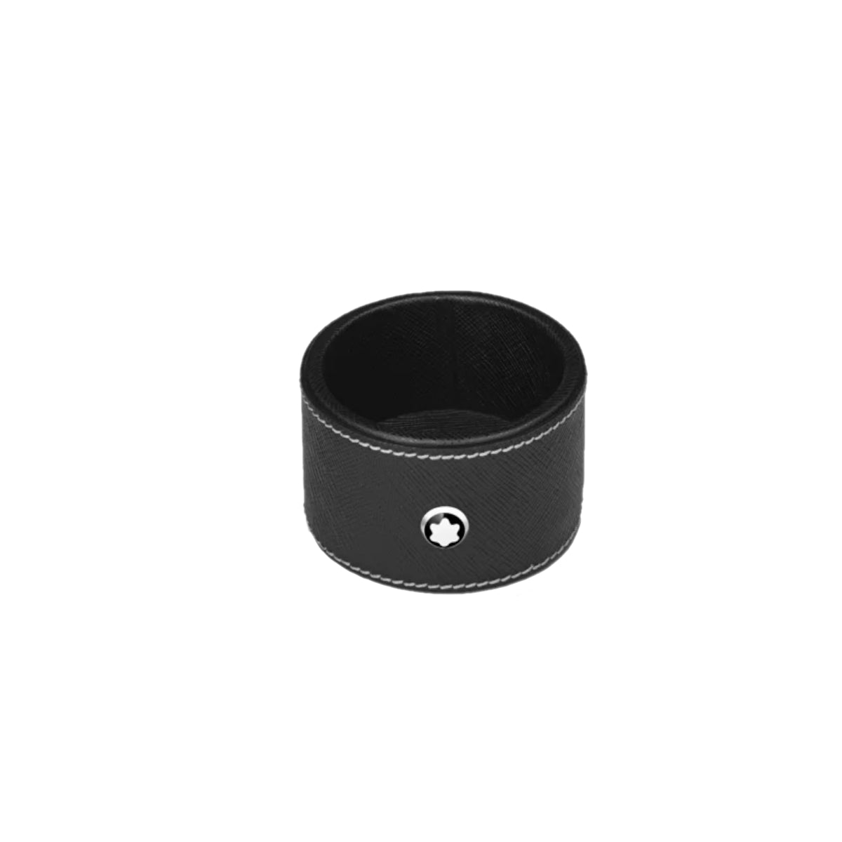 Plateau de bureauMontblancPlateau de bureau rond en cuir noir Montblanc (petit)