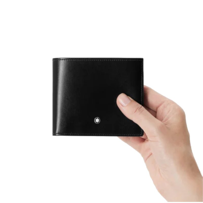 PortefeuilleMontblancPortefeuille 6cc avec 2 poches ajourées Montblanc Meisterstück