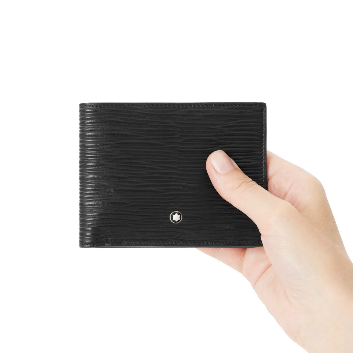 PortefeuilleMontblancPortefeuille 6cc avec 2 poches transparentes Montblanc Meisterstück 4810