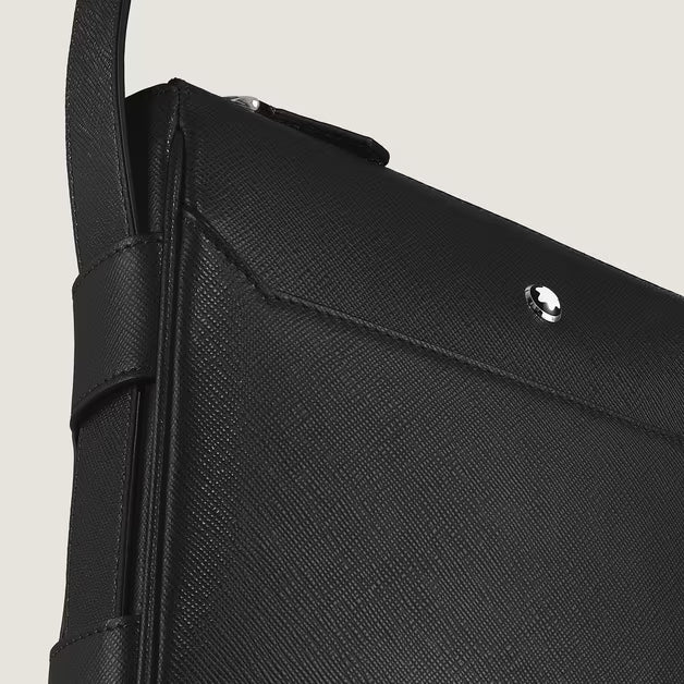 Sac Messenger Vertical en Cuir Sartorial