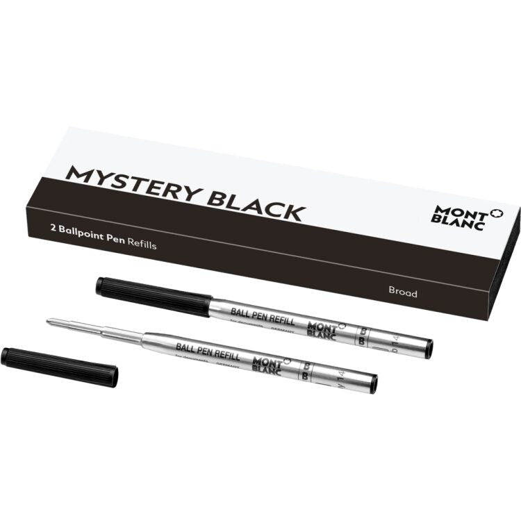 Recharge stylo billeMontblanc2 recharges de stylo bille Montblanc (B) Mystery Black