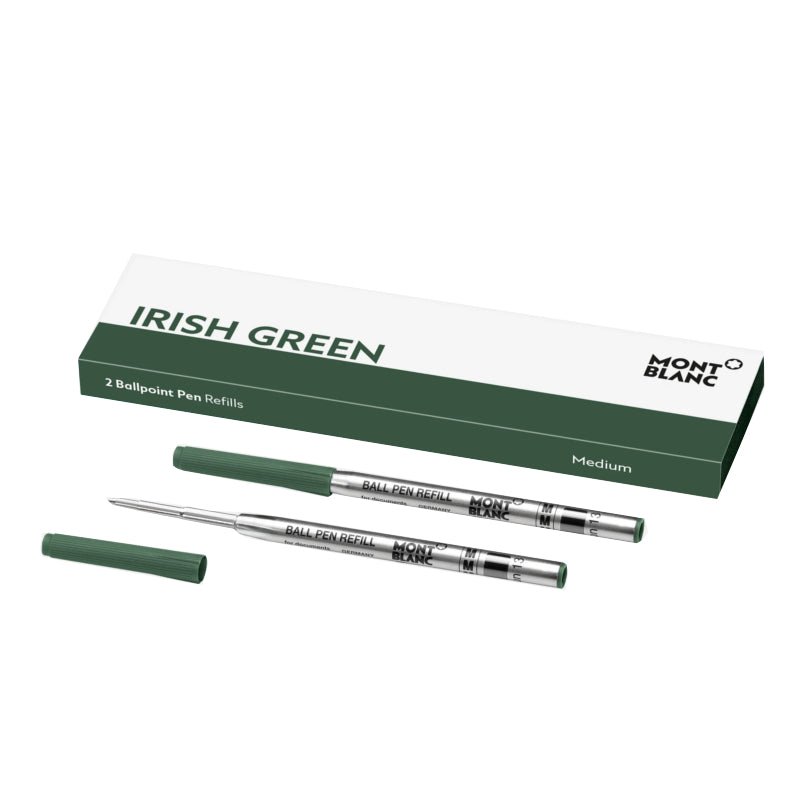 Recharge stylo billeMontblanc2 recharges de stylo bille Montblanc Medium Irish Green