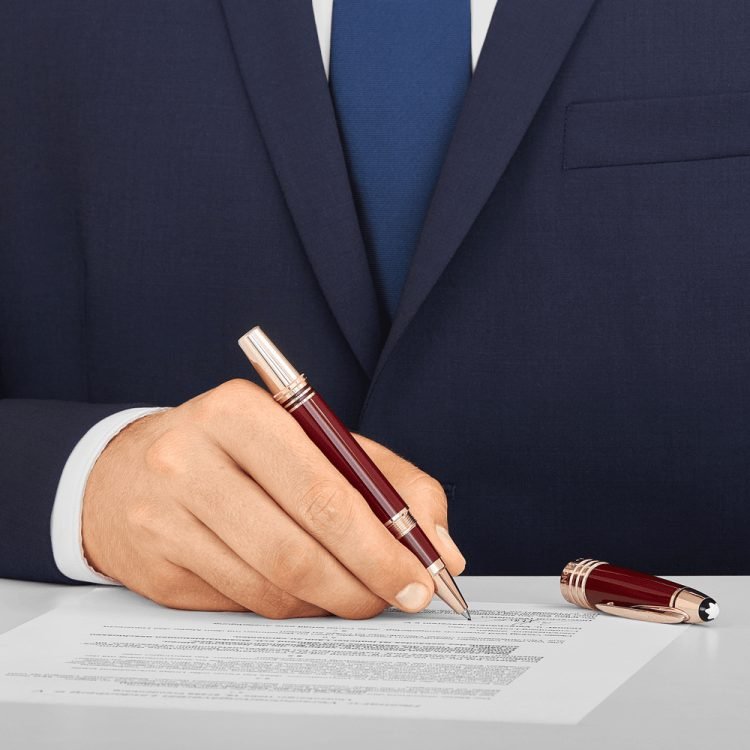 RollerballMontblancRollerball Montblanc John F. Kennedy Special Edition Burgundy