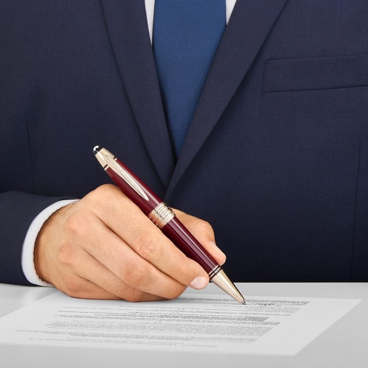 Stylo billeMontblancStylo Bille Montblanc John F. Kennedy Special Edition Burgundy