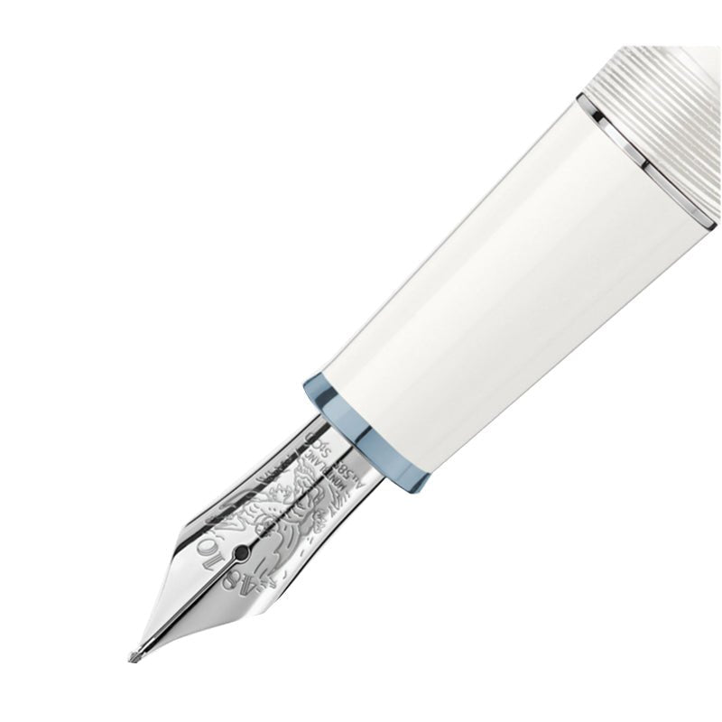 Stylo plumeMontblancStylo Plume Meisterstück Glacier Classique blanc (M)