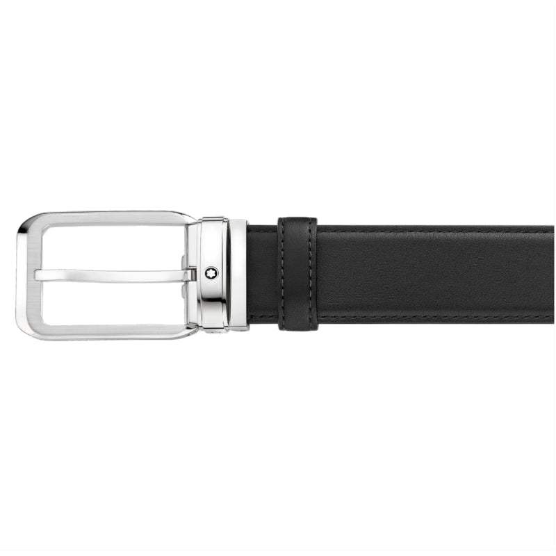 CeintureMontblancCeinture Montblanc De 35 mm En Cuir Noir